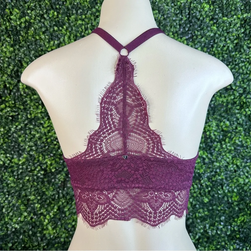 Victoria secret burgundy‎ lacey bralette